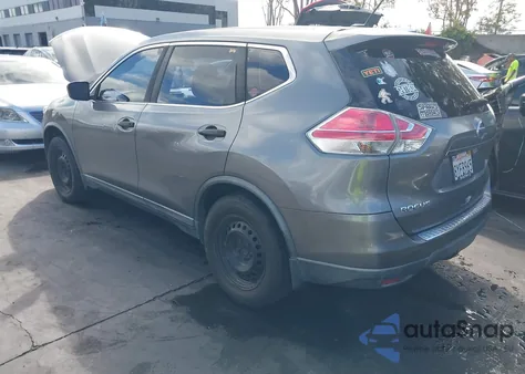 2016 Nissan Rogue S из США, поврежденный, VIN KNMAT2MT2GP733566